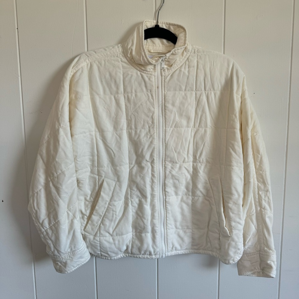 Aritzia Little Moon Women's Off-White Remote Jacket 2XS